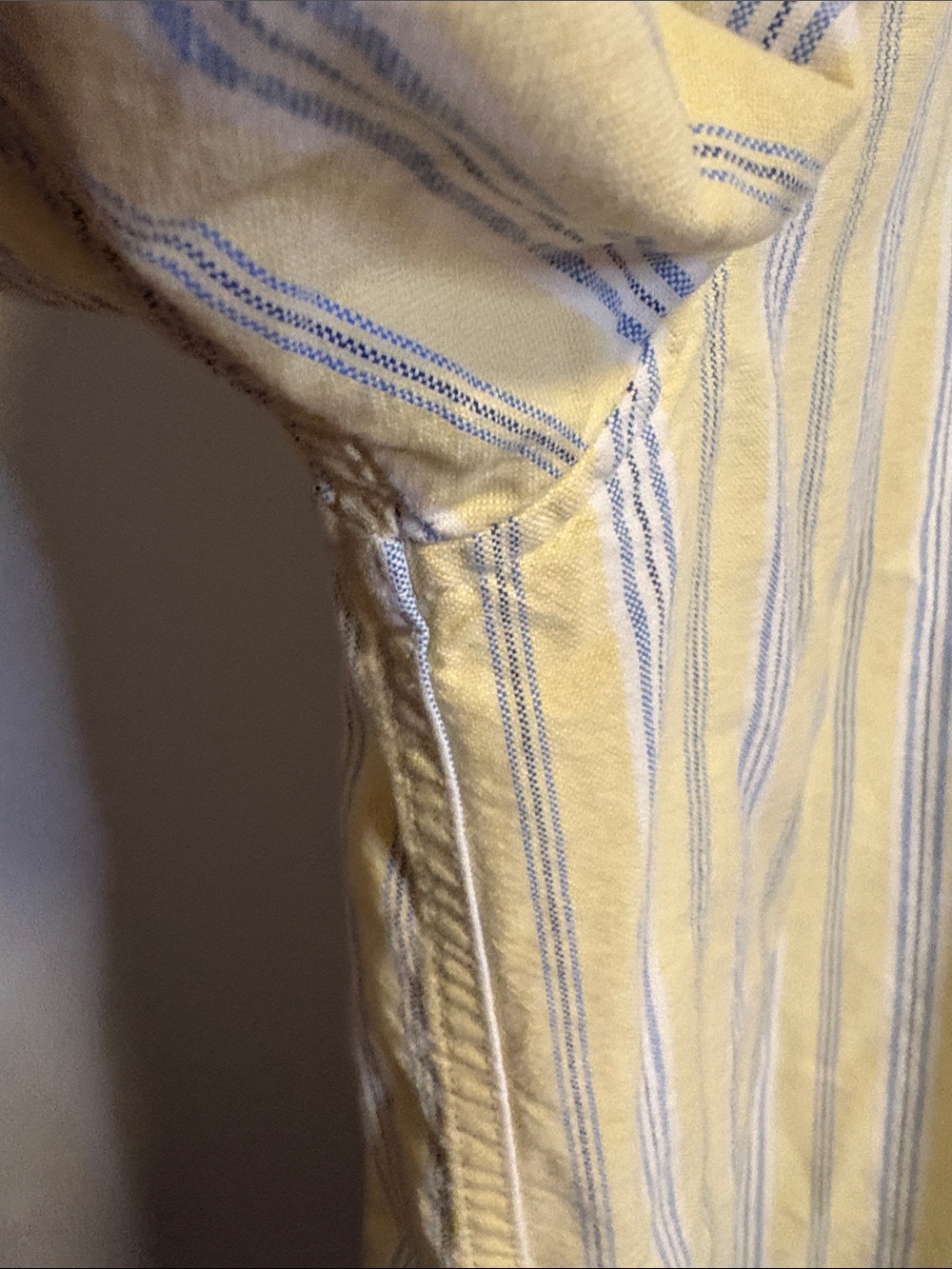 U.S. Polo Assn. Yellow and White Striped Long-Sleeve Shirt - Picture 6 of 11